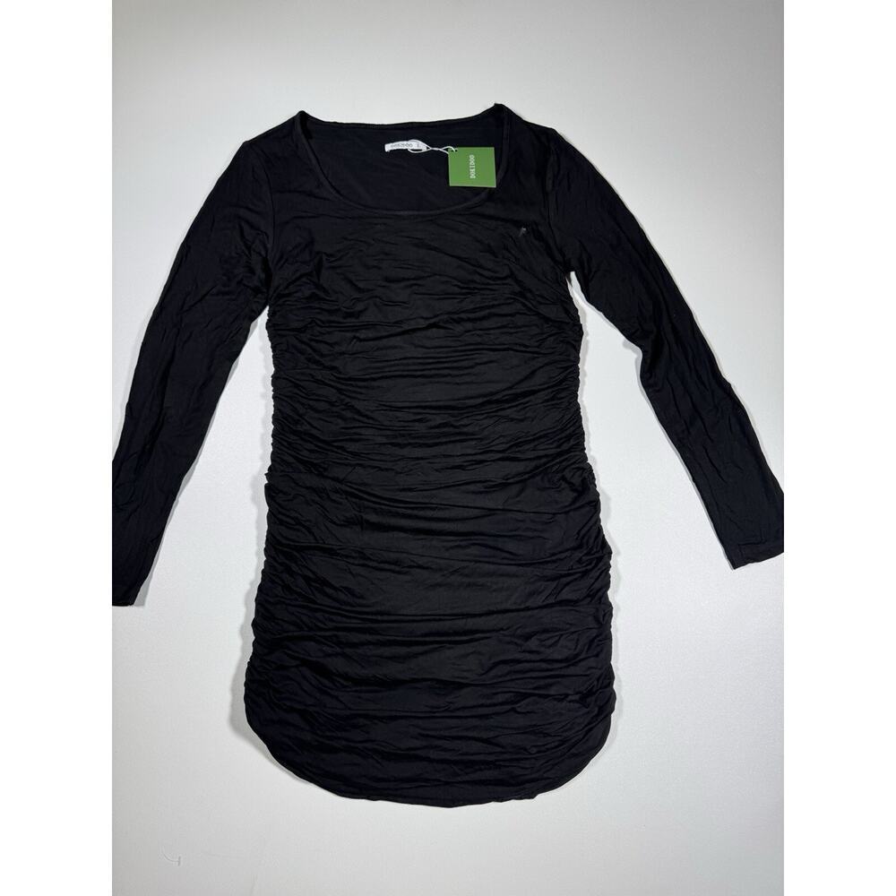 Women's‎ Bodycon Dress Long Sleeve Scoop Neck Sexy Casual Stretchy T Shirt Sz L